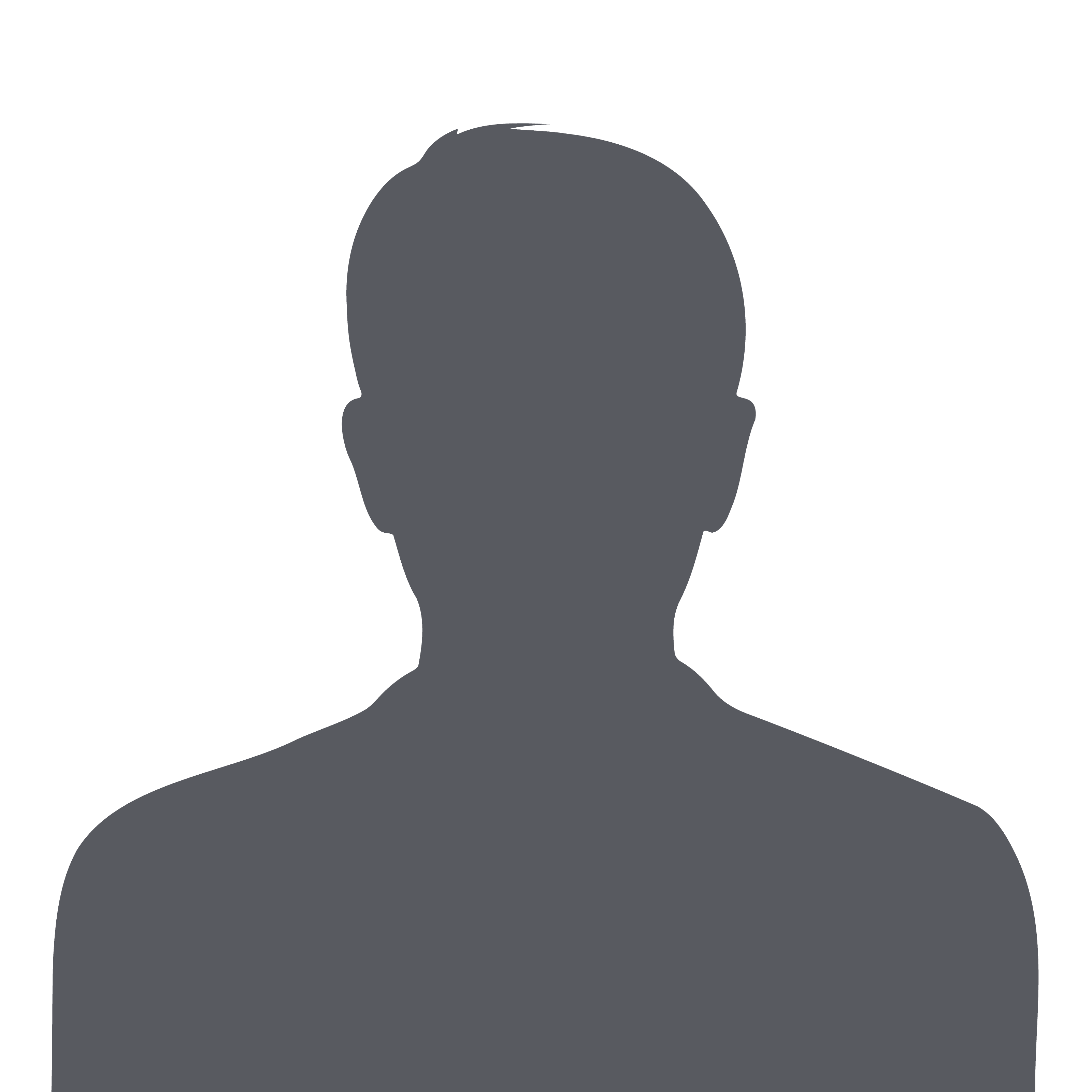 Silhouet medewerker - placeholder profielfoto Standaard profielafbeelding bij ontbrekende personeelsfoto.